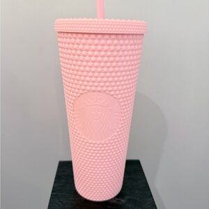Starbucks 2020 Matte Pink Studded Tumbler